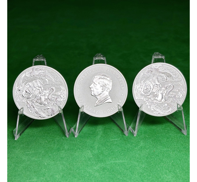 Серебряная монета $1 Мифы и Легенды Австралии 1oz 2024