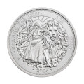 Серебряная монета £1 «Уна и Лев» 2023 года, 1 унция 