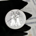 Серебряная коллекционная монета 5 mark «Аллегории – Польша и Германия» 2022
