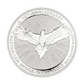 Инвестиционная серебряная монета $1 Клинохвостый орел 1oz 2024 Австралия