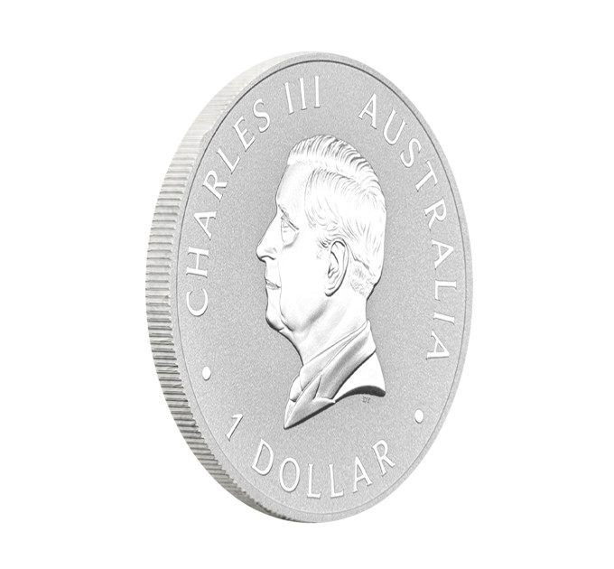 Инвестиционная серебряная монета $1 Клинохвостый орел 1oz 2024 Австралия