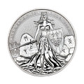 Серебряная монета Germania 2025, 5 марок, 1 oz, 999.9, с сертификатом
