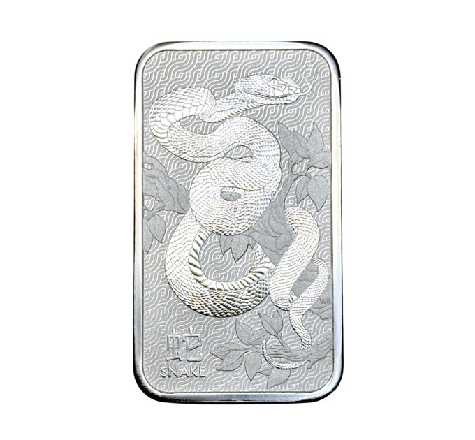 Серебряная монета Year of the Snake 2025, 1 oz, Lunar Series III, Австралия