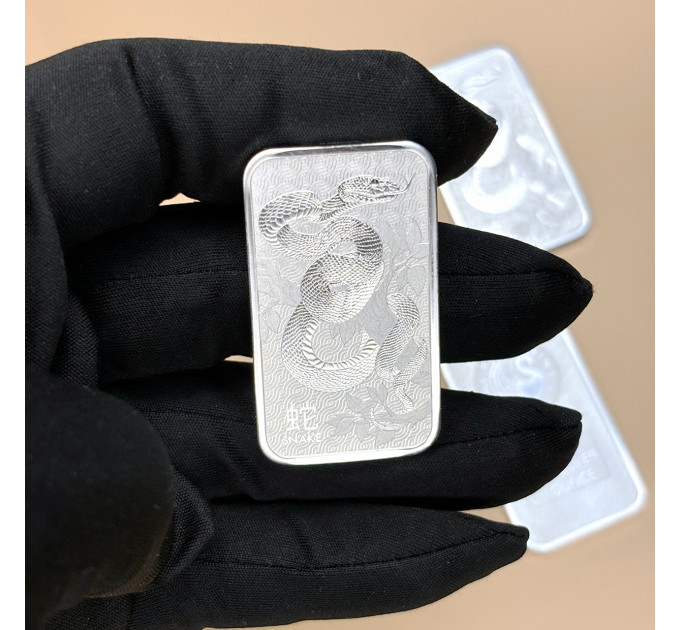Серебряная монета Year of the Snake 2025, 1 oz, Lunar Series III, Австралия