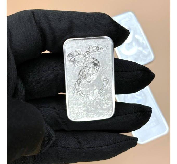 Серебряная монета Year of the Snake 2025, 1 oz, Lunar Series III, Австралия