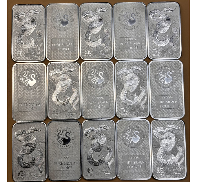 Серебряная монета Year of the Snake 2025, 1 oz, Lunar Series III, Австралия