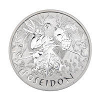 Серебряная монета 1$ Австралия Poseidon 1oz 2021