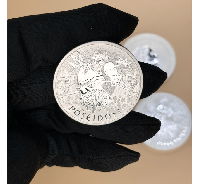Серебряная монета 1$ Poseidon 1oz 2021 — Австралия