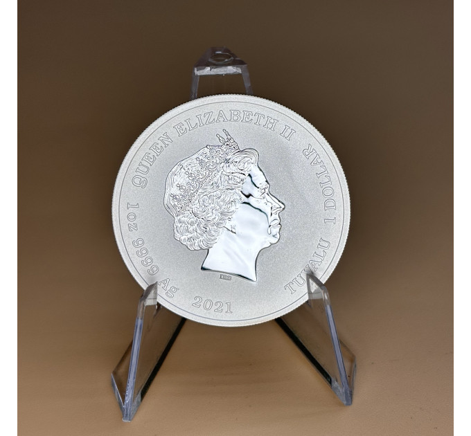 Серебряная монета 1$ Poseidon 1oz 2021 — Австралия