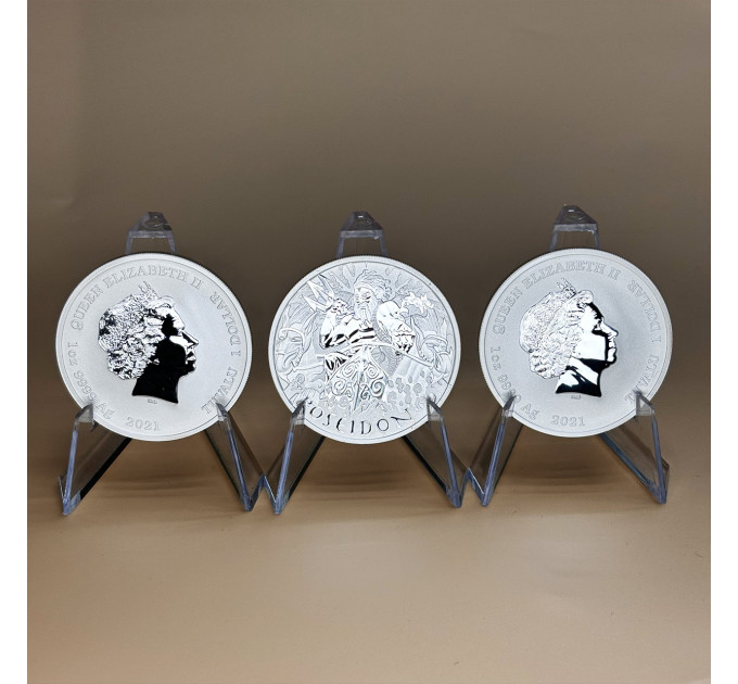Серебряная монета 1$ Poseidon 1oz 2021 — Австралия