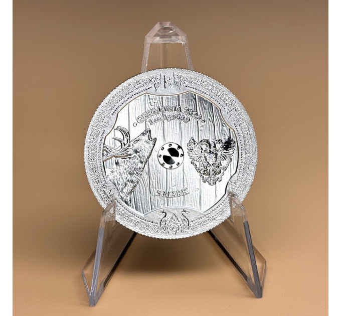Серебряная монета Valkyries Остара 2023, 1 oz, 5 марок, Германия