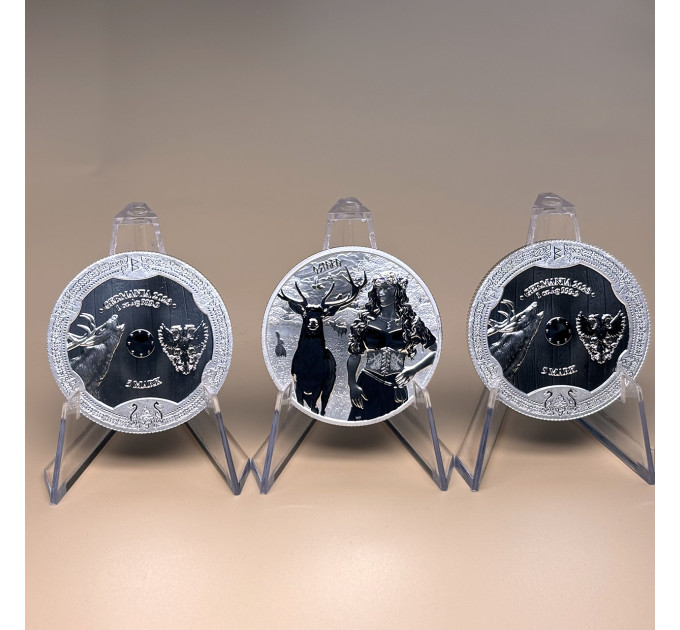 Серебряная монета Valkyries Остара 2023, 1 oz, 5 марок, Германия