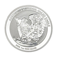Серебряная монета $1Клинохвостый орёл 2025 Австралия