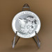 Серебряная монета $1Клинохвостый орёл 2025, 1 oz Ag9999, Австралия