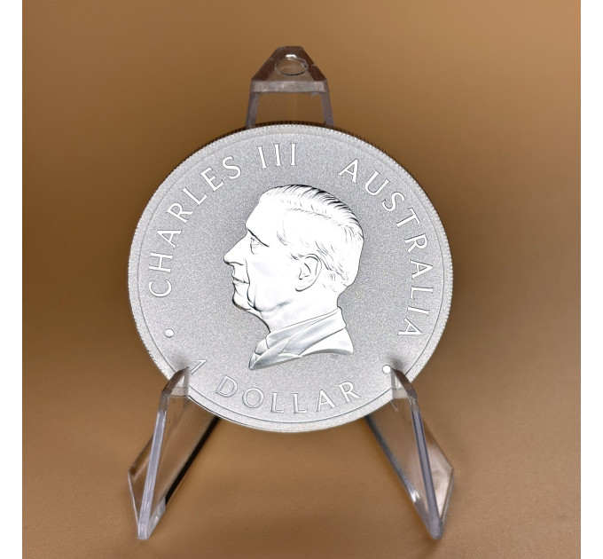 Серебряная монета $1Клинохвостый орёл 2025, 1 oz Ag9999, Австралия
