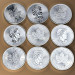 Серебряная монета Кленовый Лист 2020, 1 oz Ag9999, Канада Maple Leaf