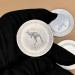 Серебряная монета $1 Australian Kangaroo 2025 — 1 унция, Ag9999