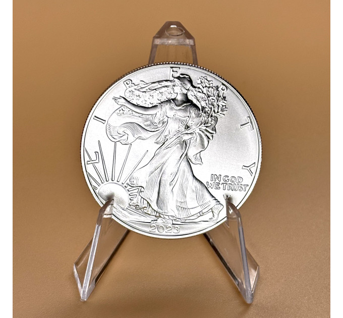 Серебряная монета Американский орел 2023, 1 oz Ag999, США