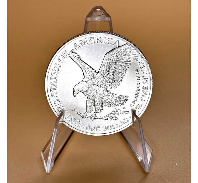 Серебряная монета Американский орел 2023, 1 oz Ag999, США