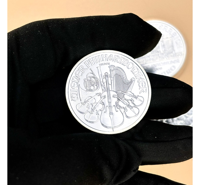 Серебряная монета Венская филармония 2009, 1 oz Ag999,9, Австрия 