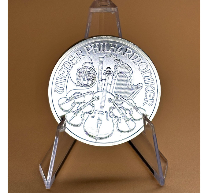 Серебряная монета Венская филармония 2009, 1 oz Ag999,9, Австрия 