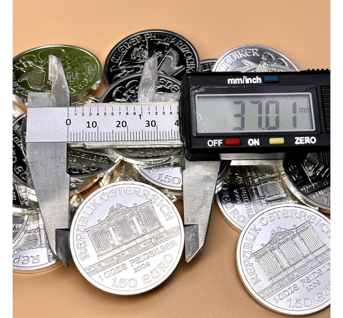 Серебряная монета Венская филармония 2009, 1 oz Ag999,9, Австрия 
