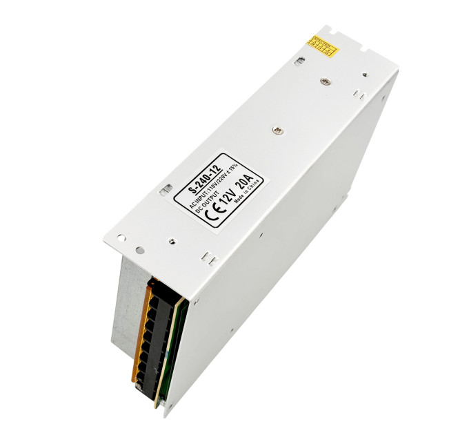 Блок питания 12 Вольт 20 Ампер — 240 Вт, конвертер 220V/110V