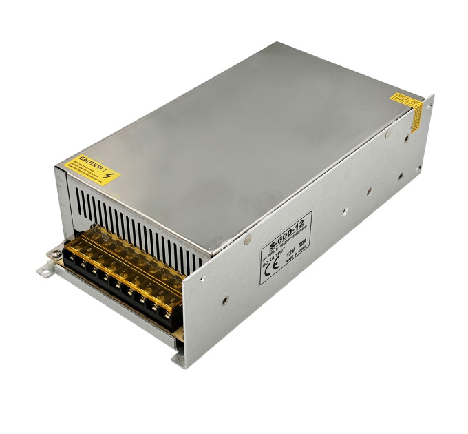 Блок питания 12V 50A — 600 Вт с регулировкой напряжения и кулером