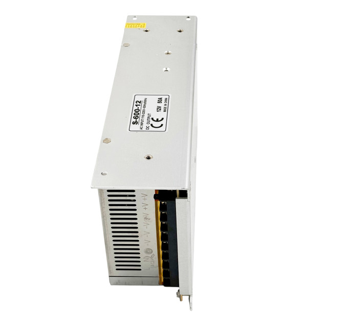 Блок питания 12V 50A — 600 Вт с регулировкой напряжения и кулером