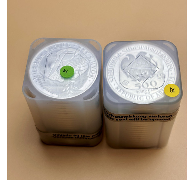 Серебряная монета Ноев Ковчег 2025 1 oz Ag999, инвестиционная, Армения 500 драм