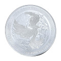 Инвестиционная серебряная монета 2$ Феникс 1oz 2025 Ниуэ