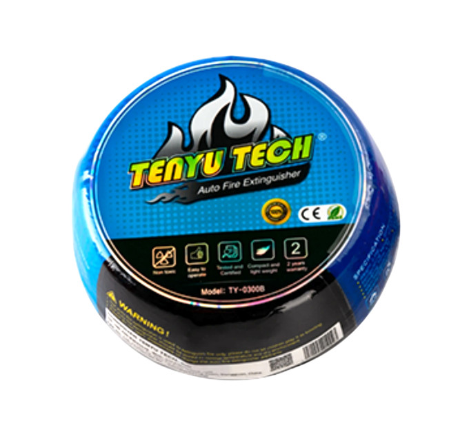 Огнетушитель Tenyu Tech TY-0300, 0,3 кг, порошковый, для авто и дома