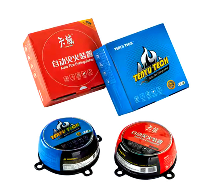 Огнетушитель Tenyu Tech TY-0300, 0,3 кг, порошковый, для авто и дома