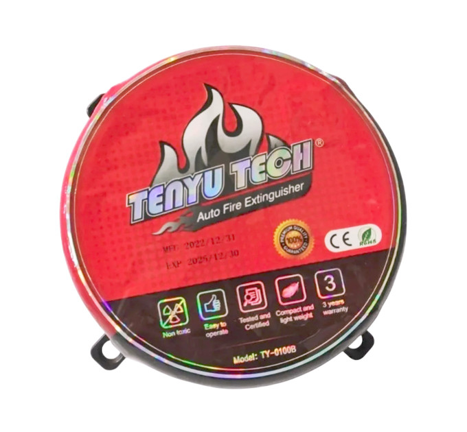Огнетушитель Tenyu Tech TY-0100 1,15 кг — сухой порошок