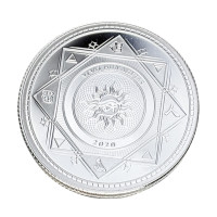 Серебряная монета 5$ Vivat Humanitas 2020 Токелау