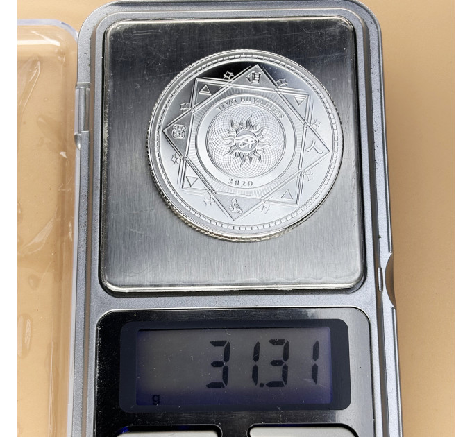 Серебряная монета 5$ Vivat Humanitas 2020 1oz инвестиционная монета Токелау