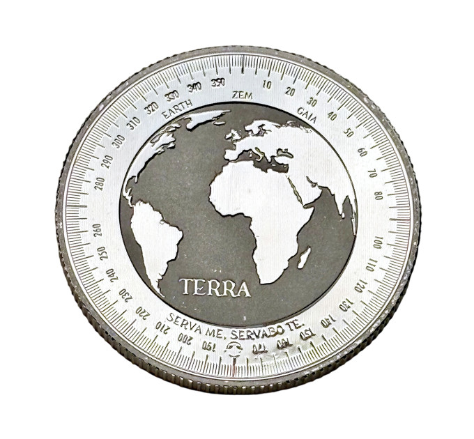 Серебряная монета Terra 2018 1oz Словакия — инвестиционная монета