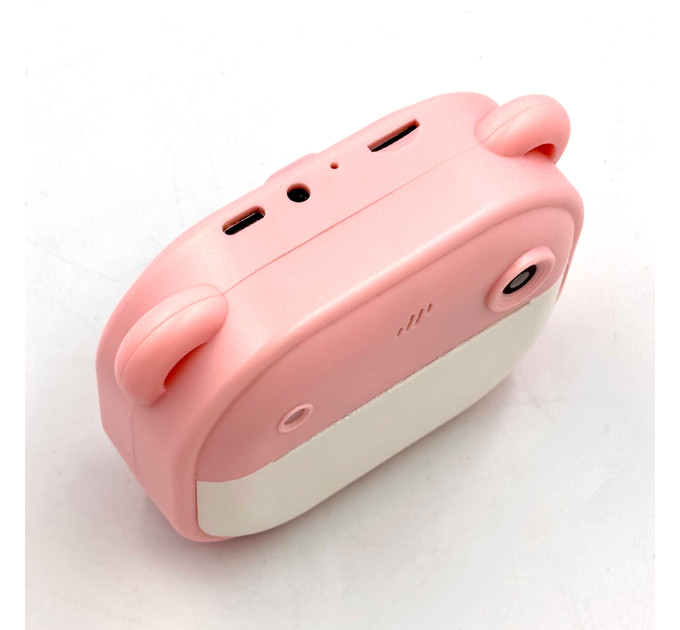 Фотоаппарат BabyCamera детский с печатью и экраном розовый
