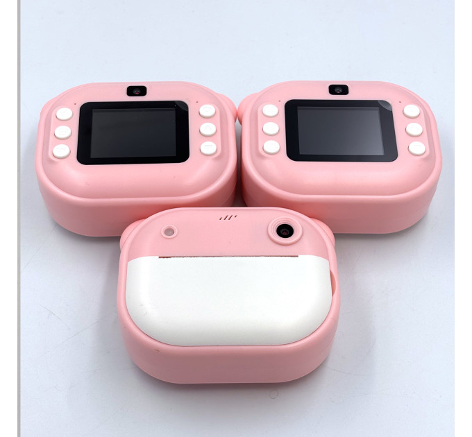 Фотоаппарат BabyCamera детский с печатью и экраном розовый