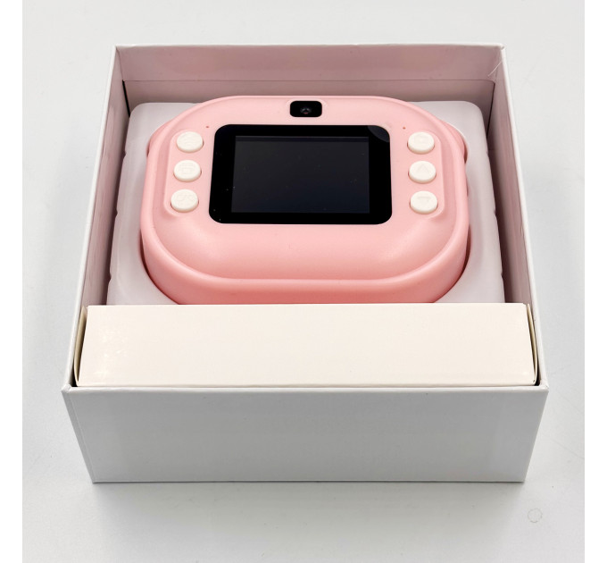 Фотоаппарат BabyCamera детский с печатью и экраном розовый