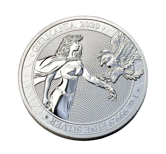 Колекційна срібна монета Lady Germania 2020