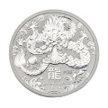 Серебряная монета 50¢ Год Дракона 1/2 oz 2024 Австралия