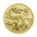 Золотая монета Австралия Знак Дракона 2024 — 1/10 oz, 15$, Perth Mint