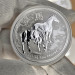 Монета серебряная Lunar II 2014 Год Лошади 1 oz Ag 999