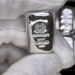 Серебряный слиток Germania Mint 1 унция Ag 999,9 литой с голограммой