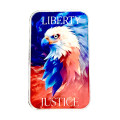 Цветной серебряный слиток Liberty & Justice Eagle – с орлом и флагом США