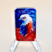 Цветной серебряный слиток Liberty & Justice Eagle – с орлом и флагом США