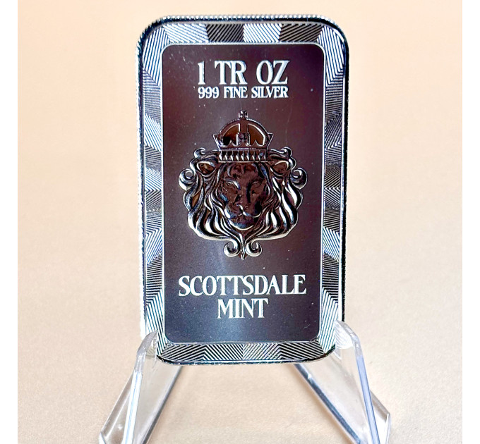 Цветной серебряный слиток Patriotic Bald Eagle 1 oz – с белоголовым орлом США