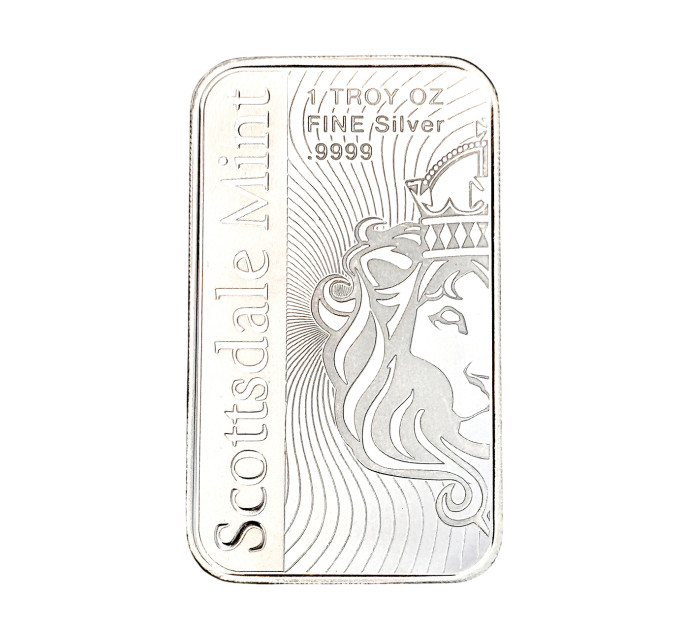 Инвестиционный серебряный слиток Vortex Bar 1 oz .9999