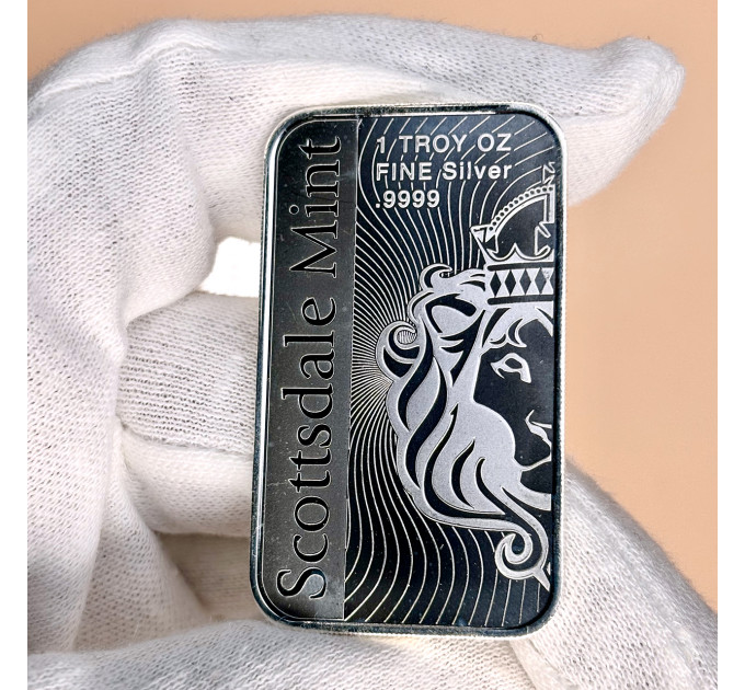 Инвестиционный серебряный слиток Vortex Bar 1 oz .9999